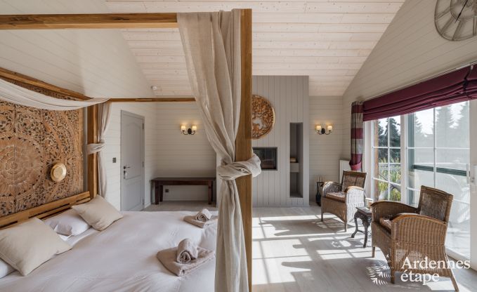 Spacious holiday home for 12 people with swimming pool and private garden in Hamois, Ardennes