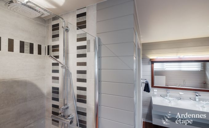 Spacious holiday home for 12 people with swimming pool and private garden in Hamois, Ardennes