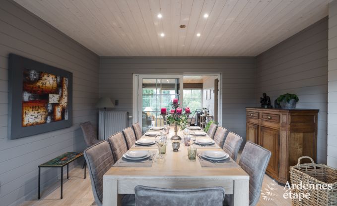 Luxury holiday home in Hamois for 8 people with swimming pool and private garden in the Ardennes