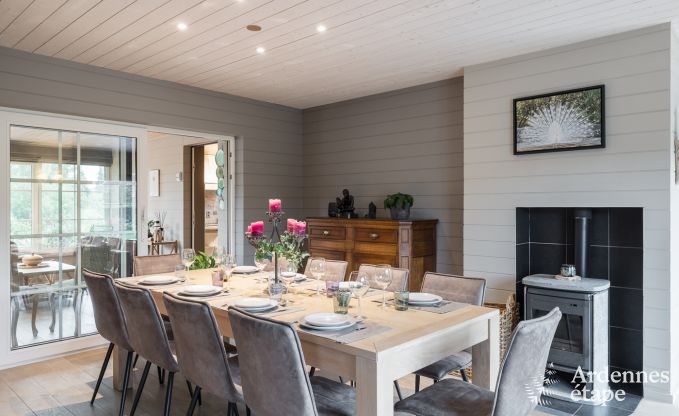 Luxury holiday home in Hamois for 8 people with swimming pool and private garden in the Ardennes