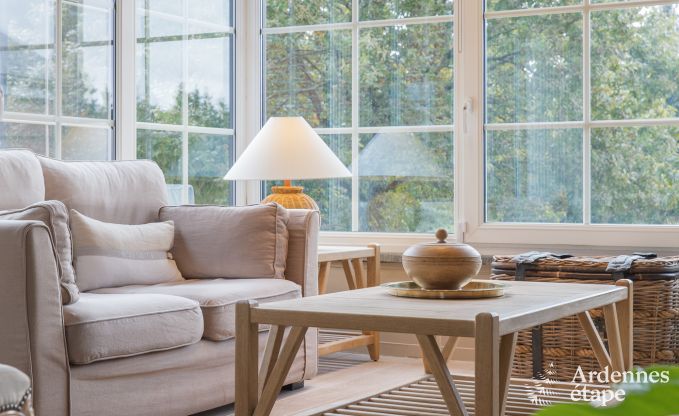 Luxury holiday home in Hamois for 8 people with swimming pool and private garden in the Ardennes