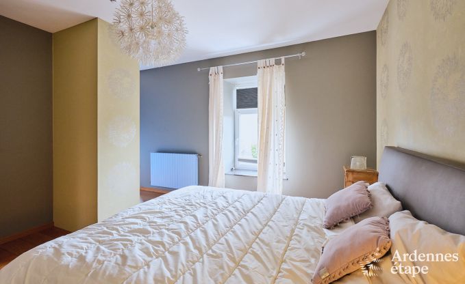 Charming holiday home for 6 people in Han-sur-Lesse with private terrace on the water