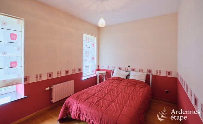 Charming holiday home for 6 people in Han-sur-Lesse with private terrace on the water