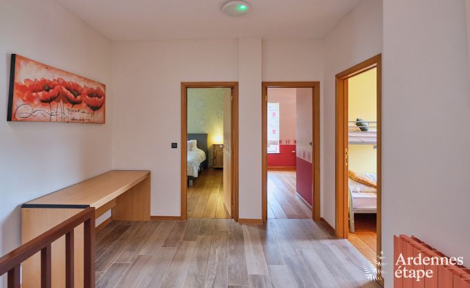 Charming holiday home for 6 people in Han-sur-Lesse with private terrace on the water