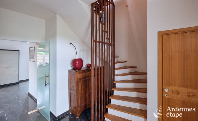 Spacious holiday home consisting of two adjoining buildings in Han-sur-Lesse for 13 people with indoor swimming pool