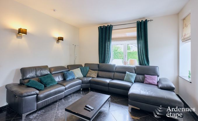 Spacious holiday home consisting of two adjoining buildings in Han-sur-Lesse for 13 people with indoor swimming pool
