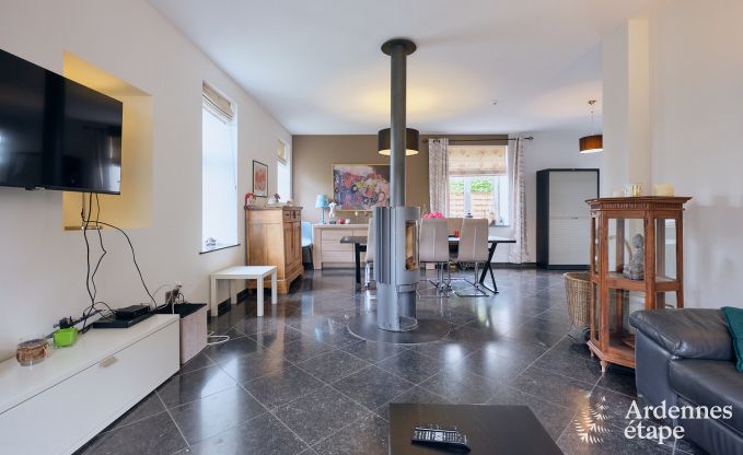 Spacious holiday home consisting of two adjoining buildings in Han-sur-Lesse for 13 people with indoor swimming pool