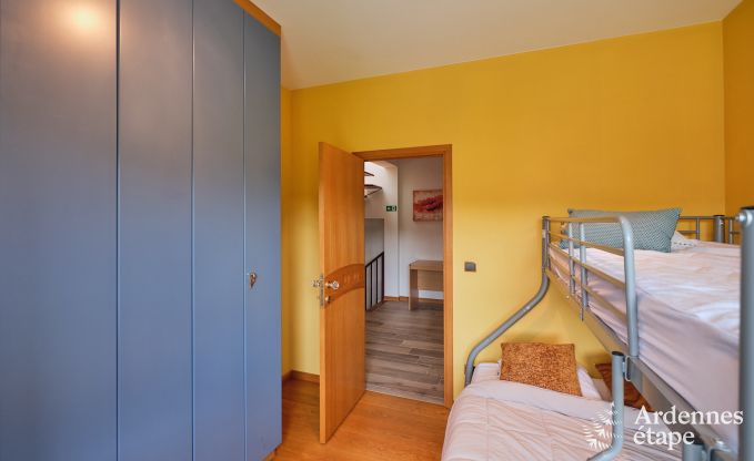 Charming holiday home for 6 people in Han-sur-Lesse with private terrace on the water