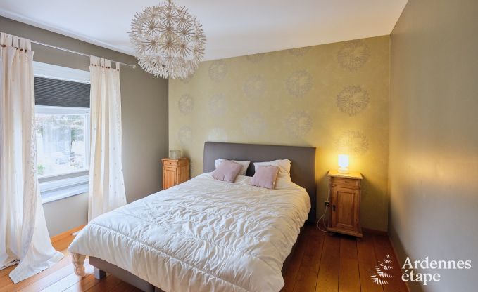 Charming holiday home for 6 people in Han-sur-Lesse with private terrace on the water