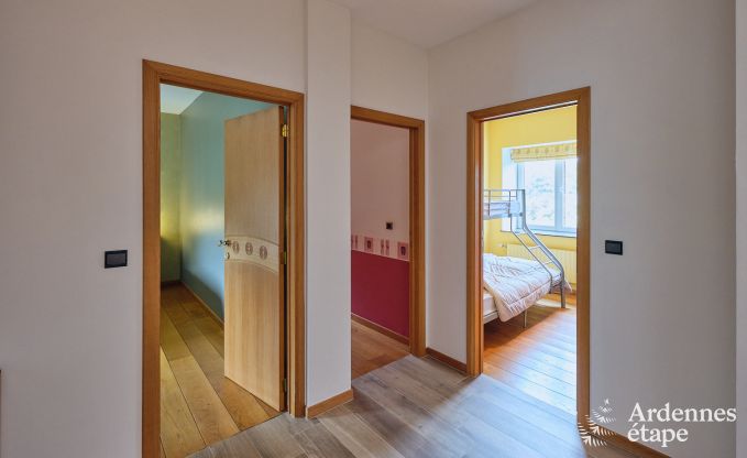 Charming holiday home for 6 people in Han-sur-Lesse with private terrace on the water