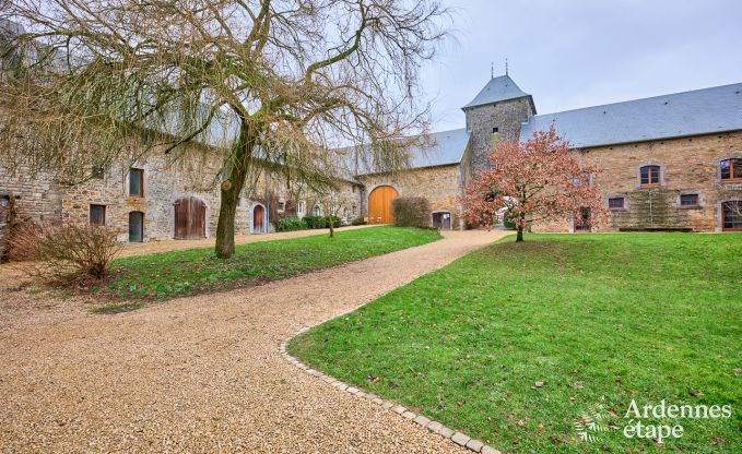 Cosy holiday home in Havelange for 10 people with garden and wood stove in the Condroz