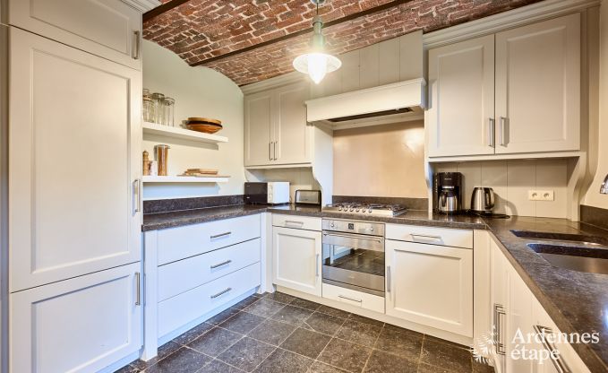 Cosy holiday home in Havelange for 10 people with garden and wood stove in the Condroz