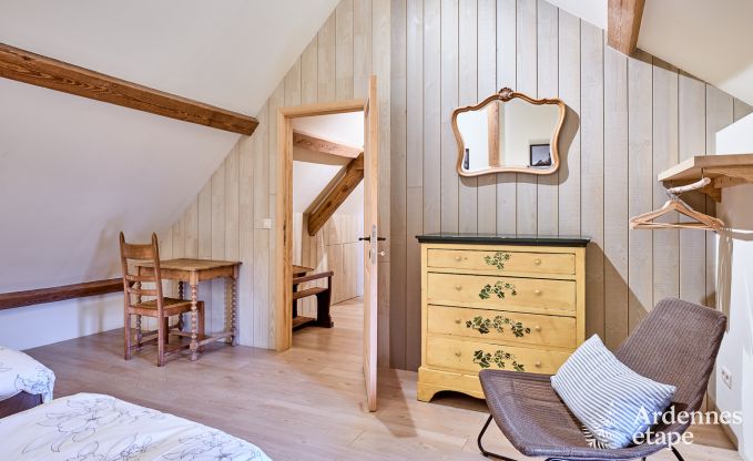 Cosy holiday home in Havelange for 10 people with garden and wood stove in the Condroz