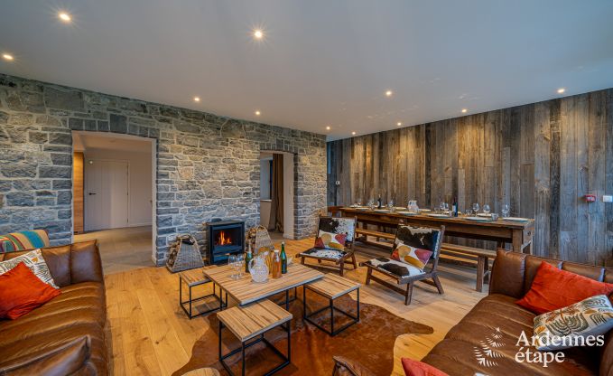 Luxury villa for 14 people in Havelange with private garden and modern amenities in the Ardennes