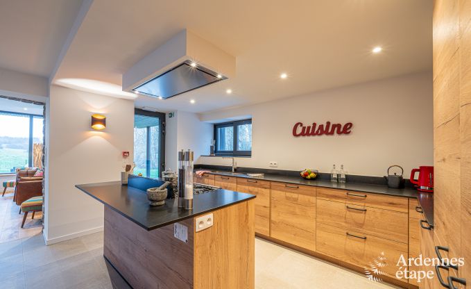 Luxury villa for 14 people in Havelange with private garden and modern amenities in the Ardennes