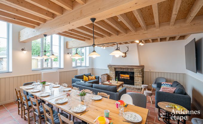 Magnificent holiday home for 14 people in Havelange