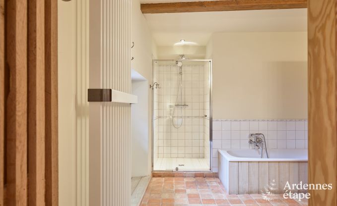 Cosy holiday home in Havelange for 10 people with garden and wood stove in the Condroz