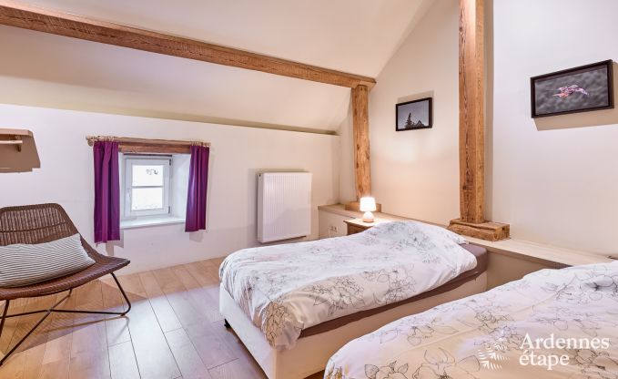 Cosy holiday home in Havelange for 10 people with garden and wood stove in the Condroz