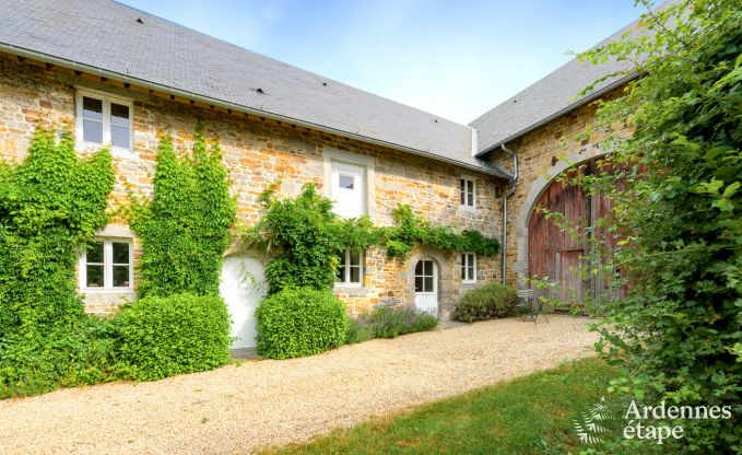 Cosy holiday home in Havelange for 10 people with garden and wood stove in the Condroz