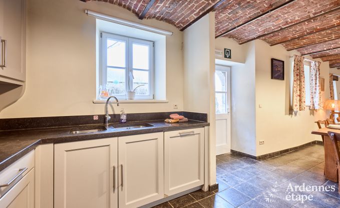 Cosy holiday home in Havelange for 10 people with garden and wood stove in the Condroz