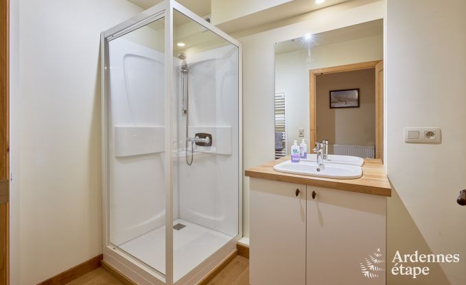 Cosy holiday home in Havelange for 10 people with garden and wood stove in the Condroz