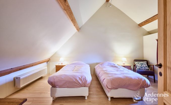 Cosy holiday home in Havelange for 10 people with garden and wood stove in the Condroz