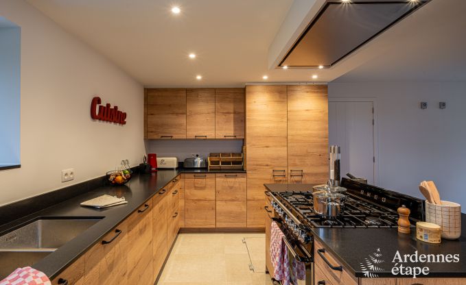 Luxury villa for 14 people in Havelange with private garden and modern amenities in the Ardennes