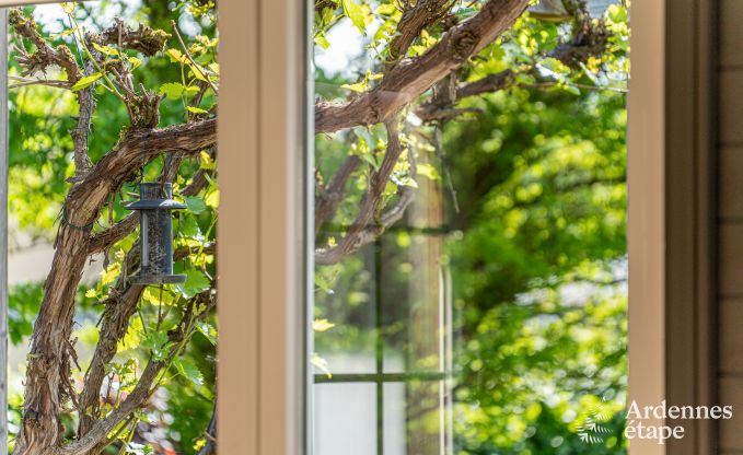 Charming holiday home in Herbeumont for 6 people with private garden, 3 bedrooms and wood pellet stove