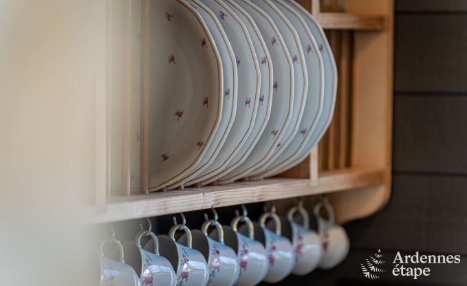 Charming holiday home in Herbeumont for 6 people with private garden, 3 bedrooms and wood pellet stove