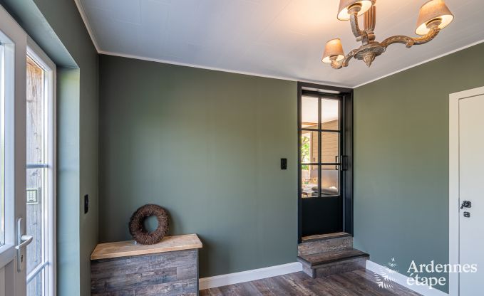 Charming holiday home in Herbeumont for 6 people with private garden, 3 bedrooms and wood pellet stove