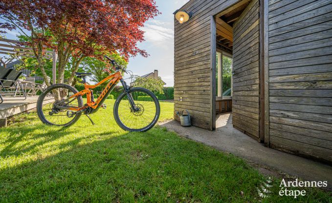 Charming holiday home in Herbeumont for 6 people with private garden, 3 bedrooms and wood pellet stove