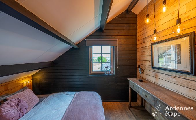 Charming holiday home in Herbeumont for 6 people with private garden, 3 bedrooms and wood pellet stove