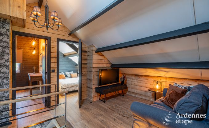 Charming holiday home in Herbeumont for 6 people with private garden, 3 bedrooms and wood pellet stove