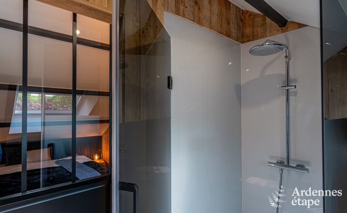 Charming holiday home in Herbeumont for 6 people with private garden, 3 bedrooms and wood pellet stove