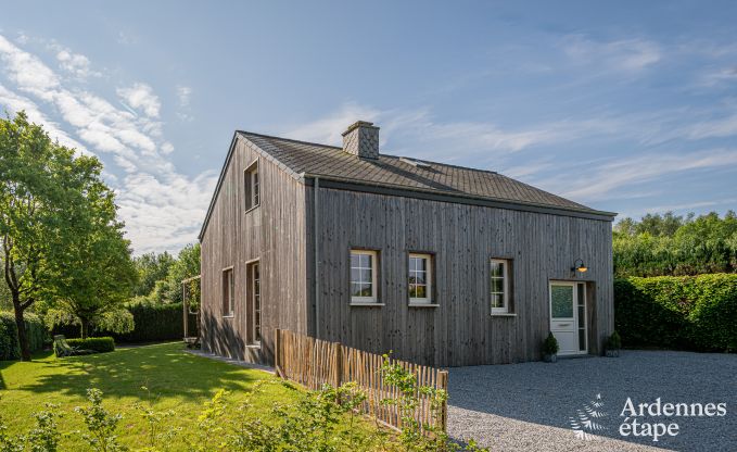 Charming holiday home in Herbeumont for 6 people with private garden, 3 bedrooms and wood pellet stove