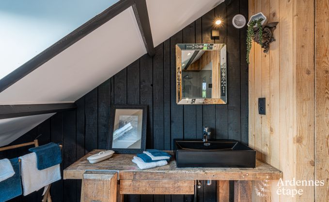 Charming holiday home in Herbeumont for 6 people with private garden, 3 bedrooms and wood pellet stove