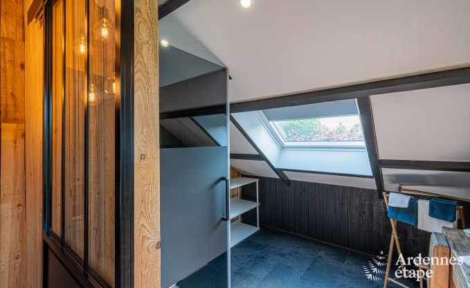 Charming holiday home in Herbeumont for 6 people with private garden, 3 bedrooms and wood pellet stove