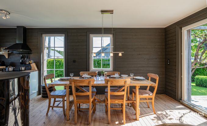 Charming holiday home in Herbeumont for 6 people with private garden, 3 bedrooms and wood pellet stove