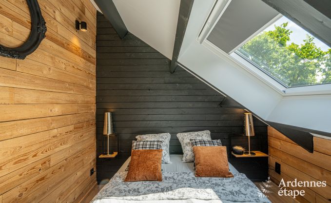 Charming holiday home in Herbeumont for 6 people with private garden, 3 bedrooms and wood pellet stove