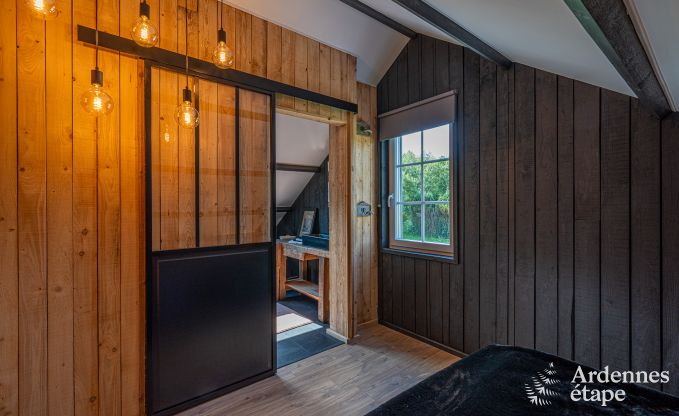 Charming holiday home in Herbeumont for 6 people with private garden, 3 bedrooms and wood pellet stove