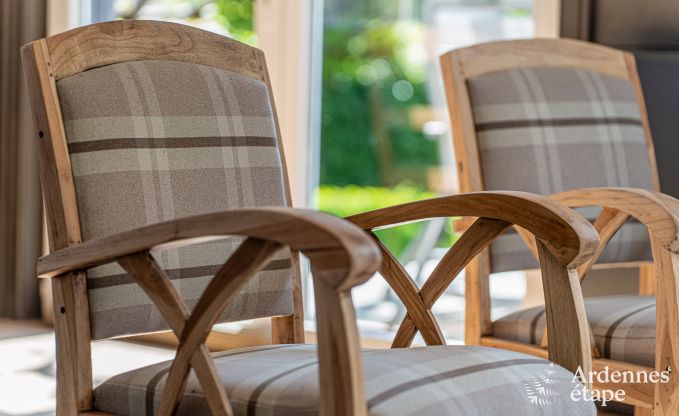 Charming holiday home in Herbeumont for 6 people with private garden, 3 bedrooms and wood pellet stove