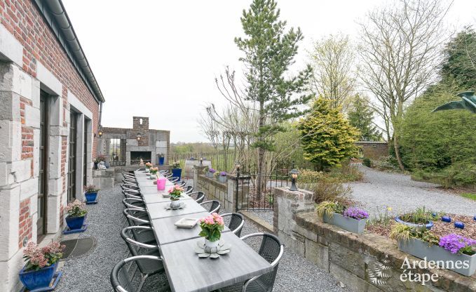Holiday cottage in Herve for 12/14 persons in the Ardennes