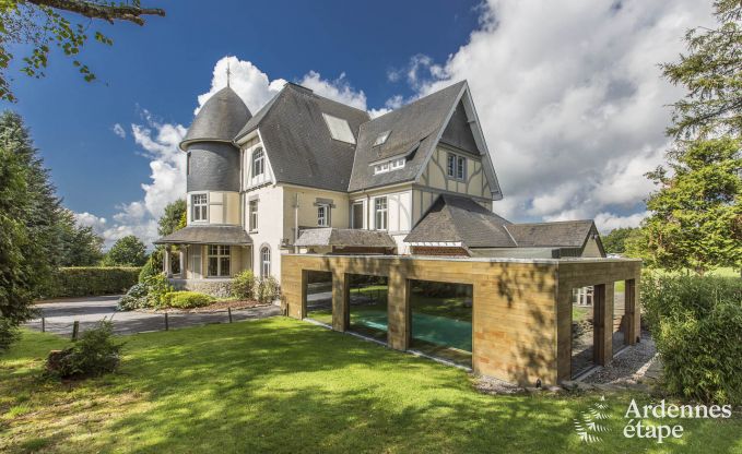 Authentic 4-star holiday rental château for 20 persons in Hockai