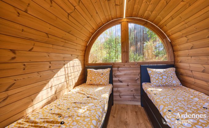 Chalet in Hotton for 6 persons with swim spa, hot tub and outdoor sauna near Durbuy