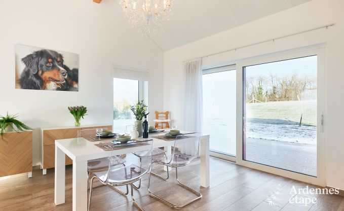 Cosy holiday home in Houyet: absolute calm for 4 people with a view of the Ardenne