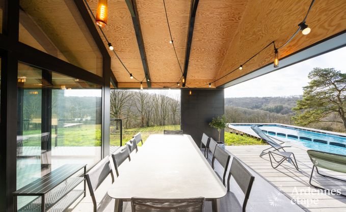 Remote holiday home with swimming pool in Houyet, Ardennes
