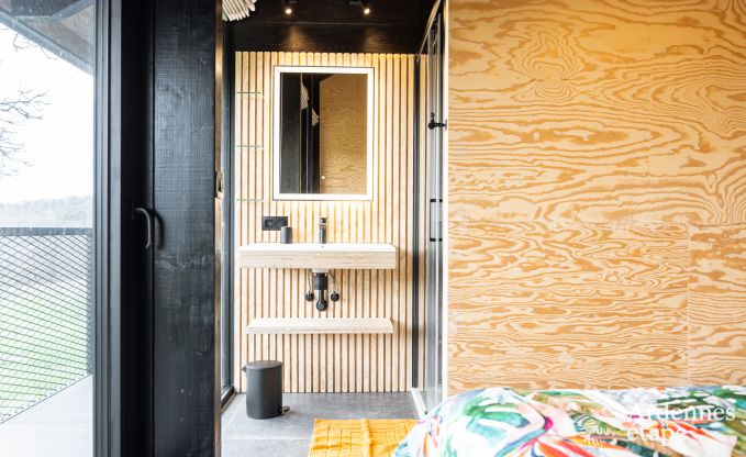 Remote holiday home with swimming pool in Houyet, Ardennes