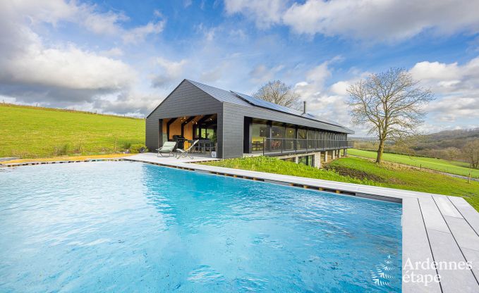 Remote holiday home with swimming pool in Houyet, Ardennes
