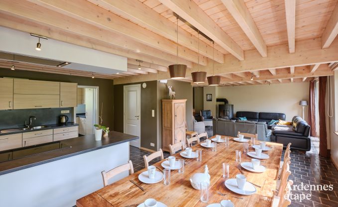 Holiday cottage in Jalhay for 12 persons in the Ardennes