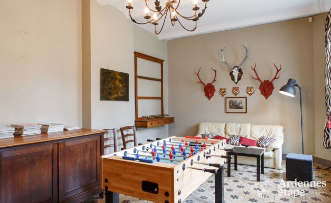 Elegant castle outbuilding in Libin for 14 persons in the Ardennes